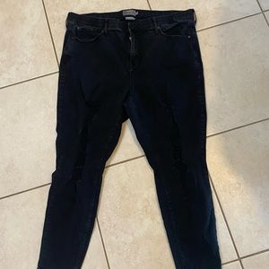 Torrid Premium stretch black skinny jeans 22R